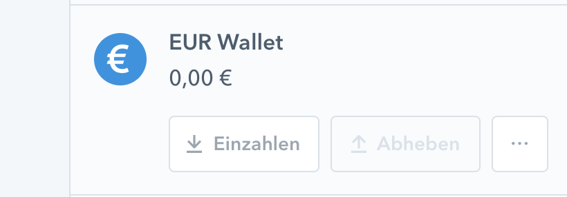 Coinbase Anmeldung - EUR Wallet